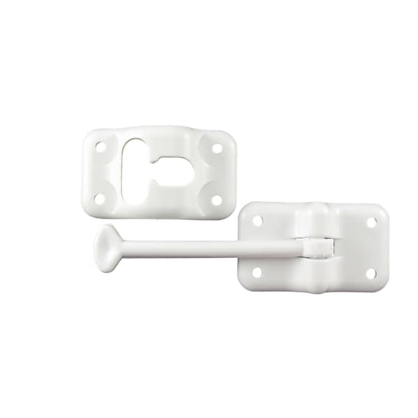 Jr Products JR Products 10414 Plastic T-Style Door Holder - Polar White, 3-1/2" 10414 - main